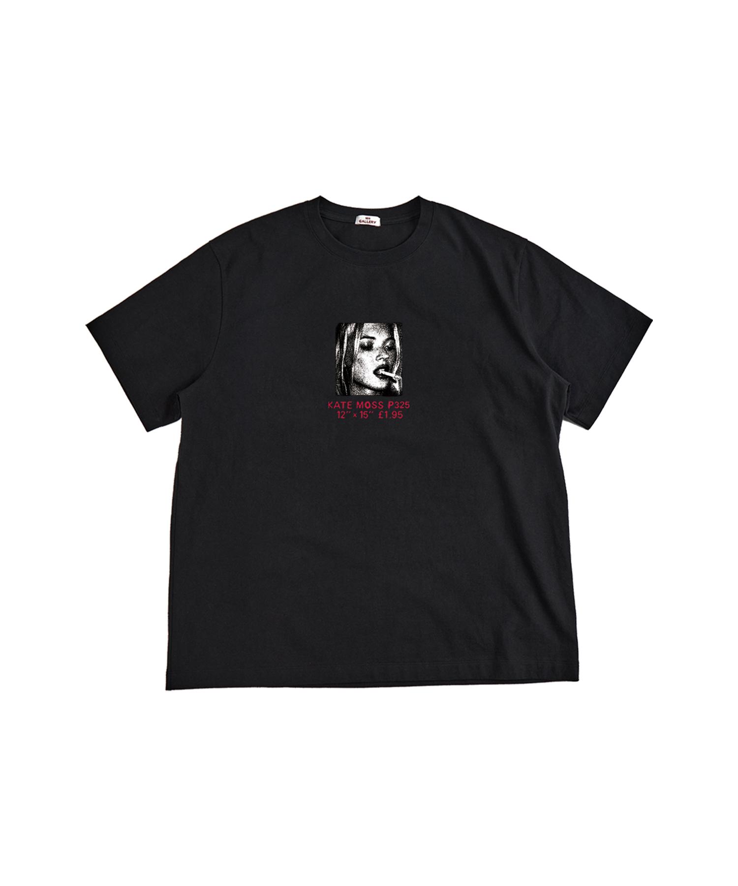 1011 Gallery Kate Moss Portrait T-Shirts - Black Black/S