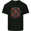 26 A Cross With Roses Mens Light Cotton T-Shirt Unisex T-Shirt
