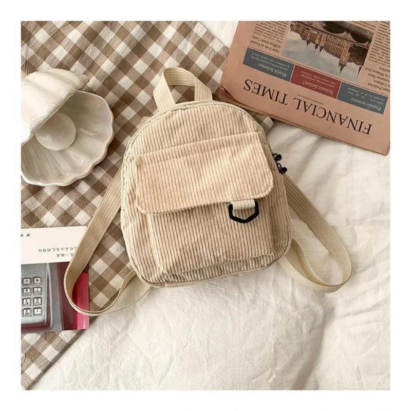 Cute Plush Mini Backpack, Versatile Commuting Bag For Students, Portable Small Capacity Makeup Backpack