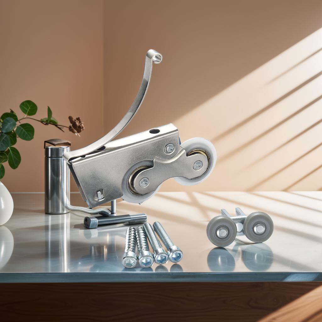 

1 Set Sliding Door Roller Hardware Slide Doors Pulley 2 Wheels Silence Bearing Wardrobe Door Hanging Wheels China Mainland