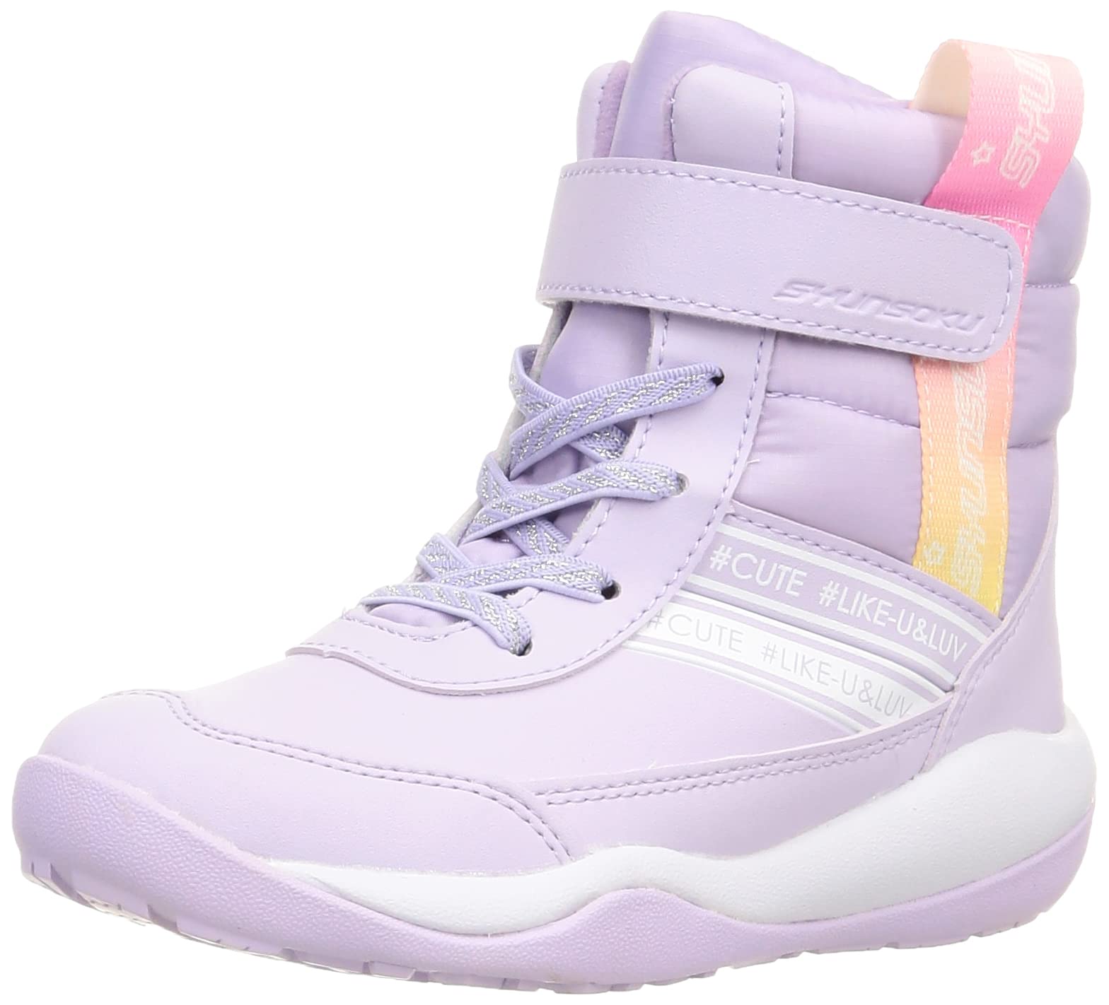 

Shunsoku Water Cold LEW Lavender Snowshoes, Down, Repellent, Protection, 19-24cm, 3E, Kids, Girls, 7560,