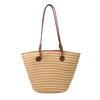 Fashion Straw Woven Large-capacity Bag Women's Spring and Summer New Woven Shoulder Bag Beach Travel Photo Tote Bag