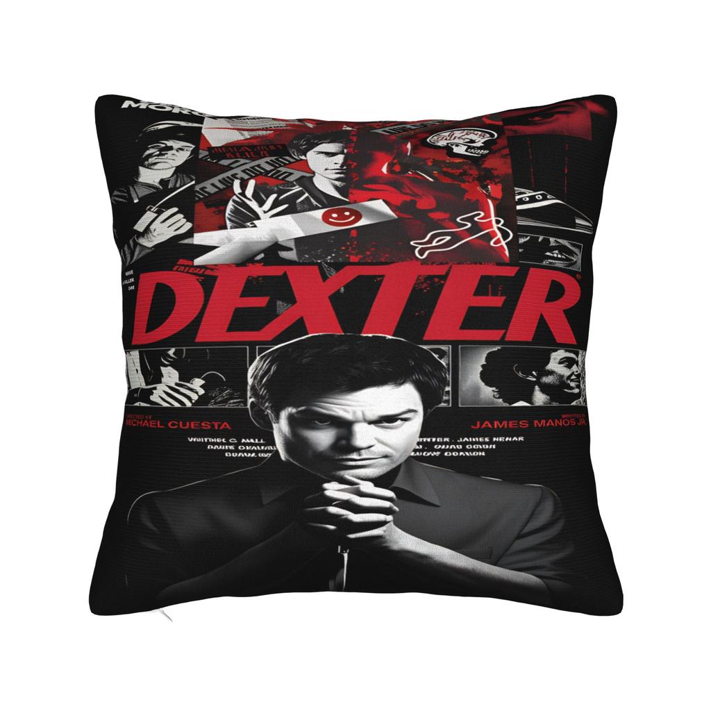 Dexter Morgan Blood Never Lies TV Show Poster Pillowcases Funny Pillow Case For Couch Sofa Bedroom Comfy Pillow Cover