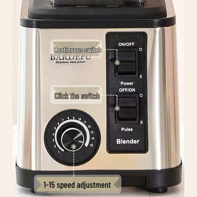 Vysoce výkonný multifunkční mixér: Smoothie maker, výrobník sójového mléka a mixér s velkou kapacitou