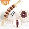Durable And Safe 1Pc Wood Therapy Massage Toolsmassage Roller Stick Curved Lymphatic Drainage Massager Handheld For Anti Cellulitemuscle Stress