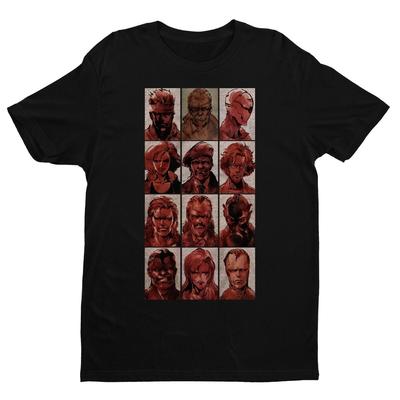 MGS Foxhound Profile Premium Unisex T-Shirt Klassische Taktikspiel-Geschenke