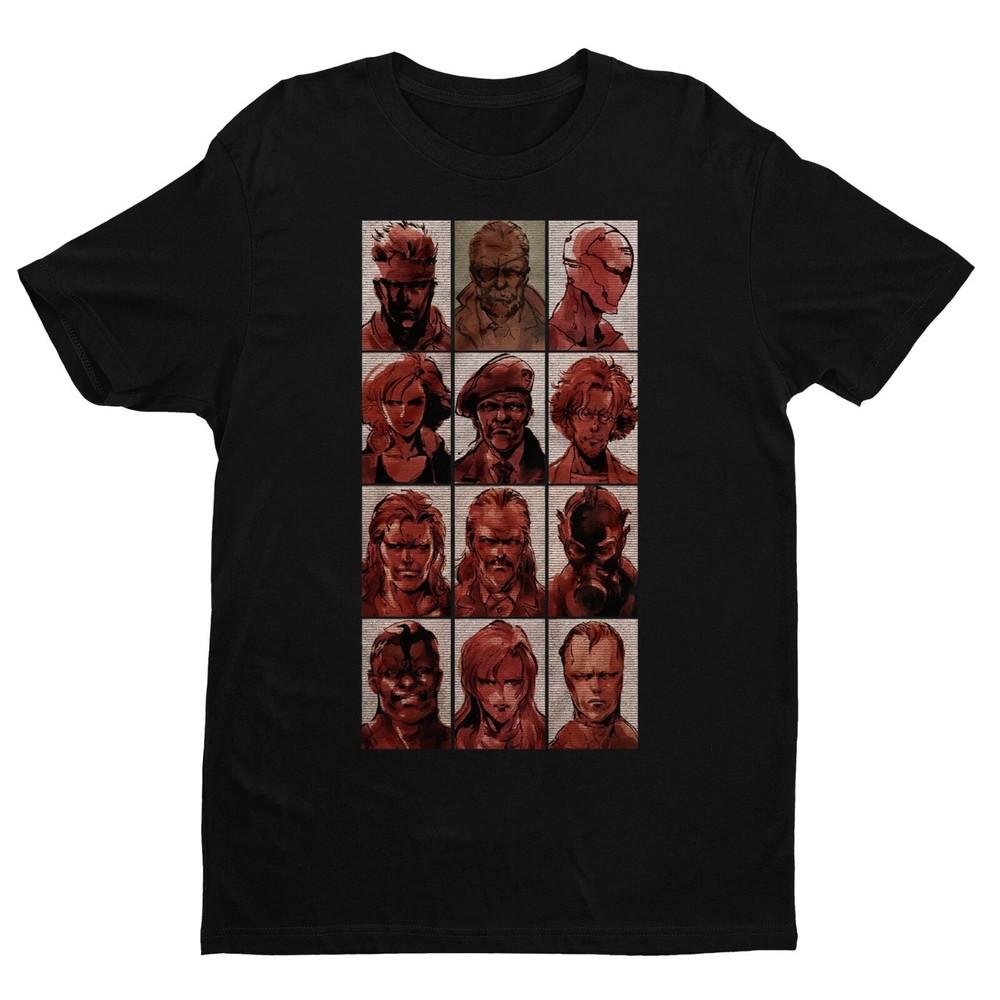 

MGS Foxhound Profiles Premium Unisex T-shirt Classic Tactical Game Gifts 2XL