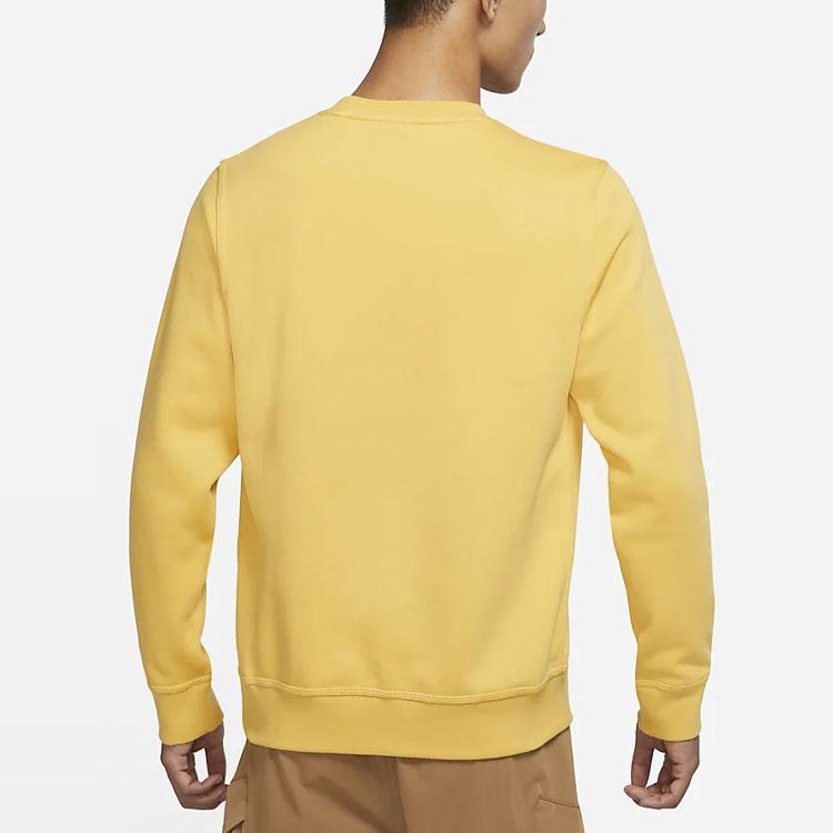 Nike FW21 Fleece-Lined Hoodie Men Tops Yellow 916609-761