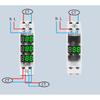 Din Rail 18mm AC 40-500V 220V 380V Voltage Meter Ammeter Single Three Phase Modular Indicator LED Digital Display Detector NEW