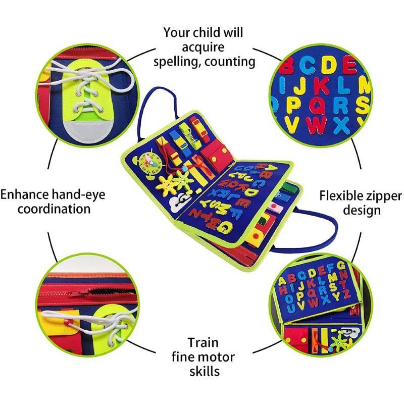 Busy Be Felt Board Children Educational Toy Learning Action Educational Gift