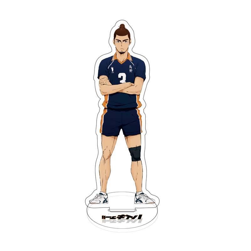

Volleyball Youth, Surrounding Acrylic Tabletop Standing Card Hinata Xiangyang Yingshan Feixiong Black Tail 15Cm*3PCS
