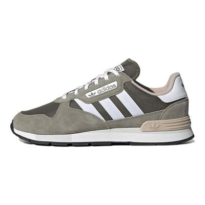 Treziod 2 Olive Strata Silver Pebble Baskets Unisexe Vert Nuage-Blanc GY0045