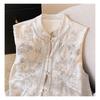 Women's Vest Beaded Chinese Sequins Loose Single Breasted Vest Spring Coat High End Embroidery Early Spring Fashion Coat