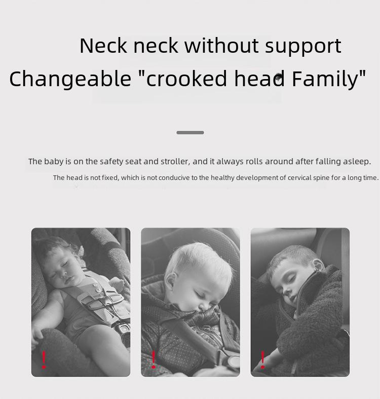 Kakiblin - opěrka hlavy do autosedačky a spací polštář do kočárku