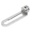 Pfeilauflage hinten Aluminiumlegierung Recurvebogen Magnetische Pfeilauflage für Outdoor Bogenschießtraining Zielscheibe Jagd Silber