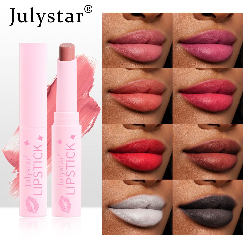 Matte Non-stick Cup Velvet Lipstick Halloween New Black Natural Long-lasting Non-smudge Lipstick