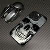 Halloween Silver IMD Phone Case for Apple 17PROMAX Halloween Air Skull Pumpkin Phone Case