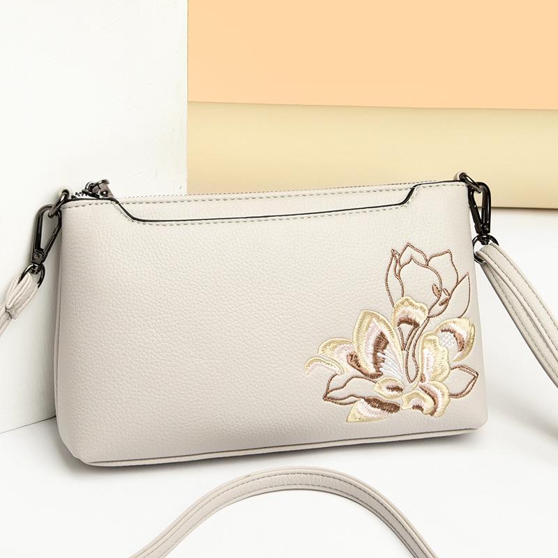 Embroidered Floral Women's Crossbody Clutch - 2025 New Chinese Style