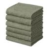Face Towel 250 34 X Set of Sage Towel Solid Esthetic Salon Color Face Facial Durable Ideal for Beauty and Nursing Homes #S103, Absorbent, 100% Cotton,