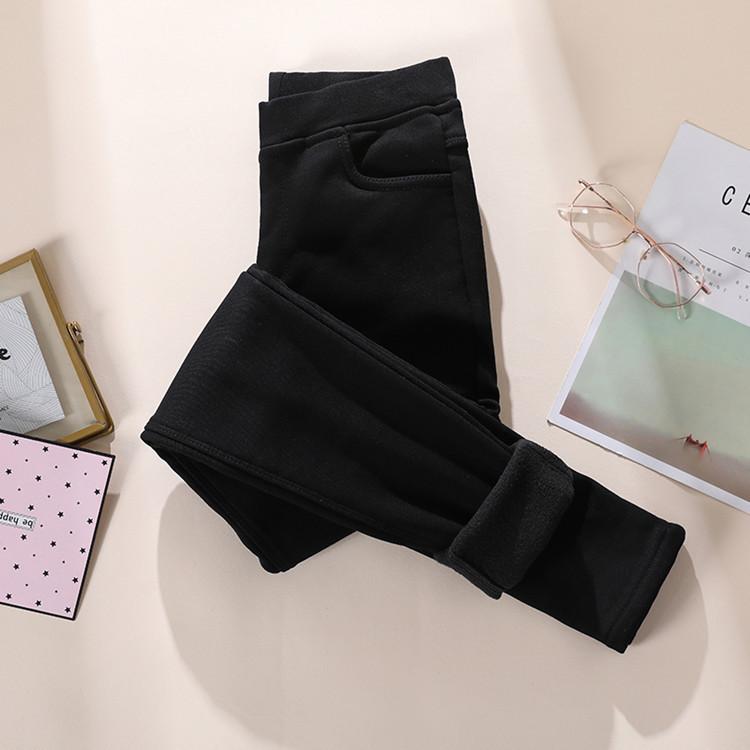 Women's Pants Warm Outer Leggings for Women's Elastic Pencils for Women's Pants
