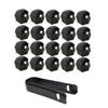 20Pcs Auto Rad Mutter Kappen Auto Hub Schraube Abdeckung Spezielle Buchse Bolzen Felgen Auto Styling 17mm Schutz