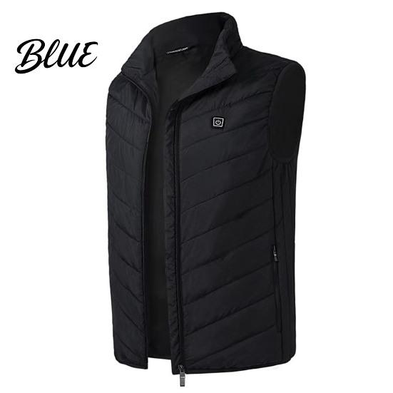 Men Winter USB Vest Thermal Constant Temperature Safe Intelligent Waistcoat