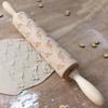 Cartoon Animal Embossing Rolling Pin Baking Cookies Biscuit Fondant Cake Engraved Roller