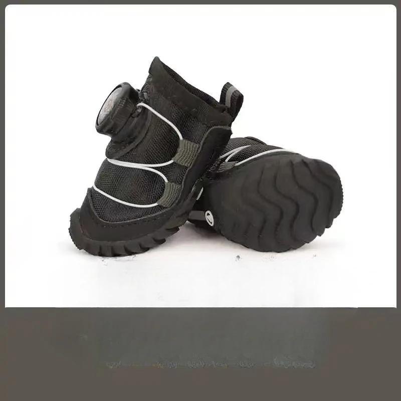 Winter Dog Shoes Warm Fleece Puppy Pet Shoes Waterproof Dog Snow Boots For Small Dogs Chihuahua Yorkie Teddy Shoes