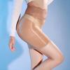 Women Sexy Hip-Wrapped Skirt Tight Oil Shiny Glossy Sheer Porn Skirts High Elastic Transparent Lingerie Lace Floral Underwear