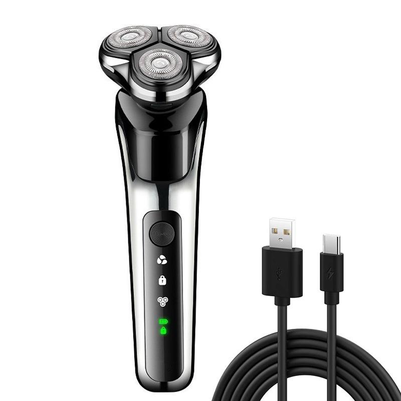 New hair clipper three-in-one men's razor rechargeable razor electric ultra-clean multi-functional beard cutter head portable