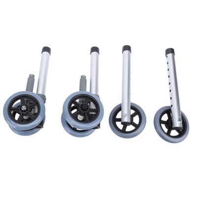 Walker Wheels Replacement Parts Brake Wheels Set Mobility Aid Equipment for The Elderly