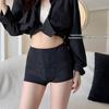 Cool Silk Lace High-Waisted Tummy Control Shaping Shorts with Butt Lift