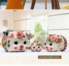 Tissue Box Ceramic Cartoon Animal Shape European Pastoral High-end Handicrafts for Home Use Suitable for Coffee Table Decoration