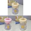 Cute Bear Plastic Water Bottle For Kids With Large Capacity And Leakproof Lid