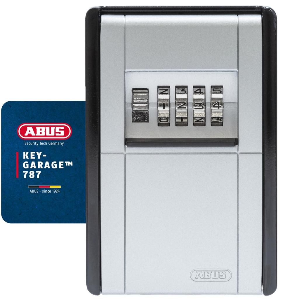 Japan Lock Service ABUS Fixed Variable Card and Key Storage Surface Box, 4-Digit Dial, Box, Mount, AB-KG2-B