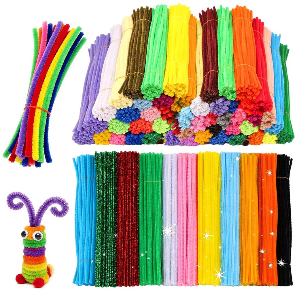 151pcs Multi Color Pipe Cleaners - 11.8" Craft Supplies Bulk for DIY Art & Craft Projects, Mother's Day Party ZSY