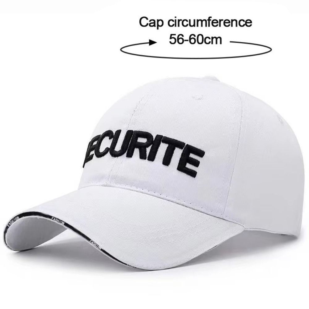 New Adjustable Baseball Hat Unisex Black White Sun Hat Hip Hop Hat Spring Summer Letter Baseball Cap Couple Hat