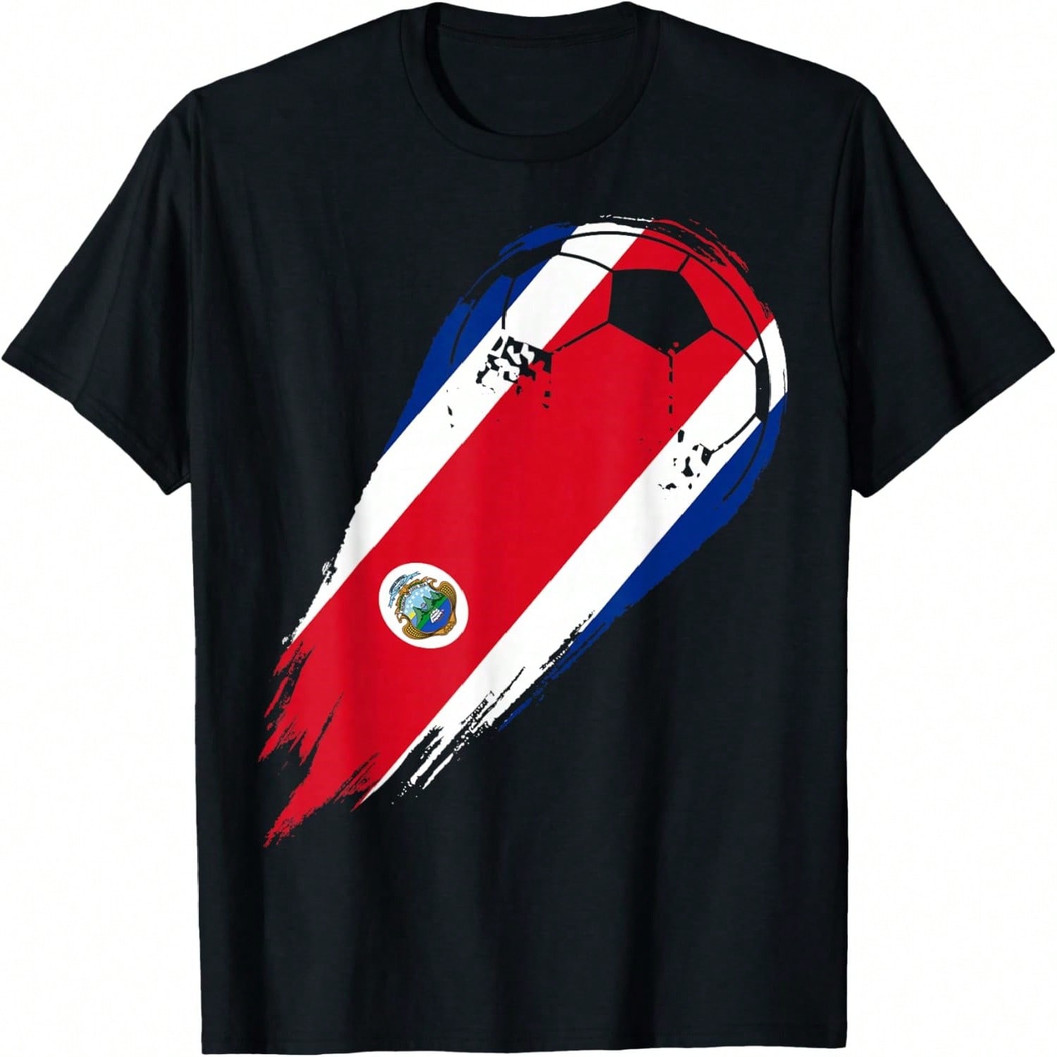 Soccer Country Flag Of  Rica T-Shirt S разноцветный