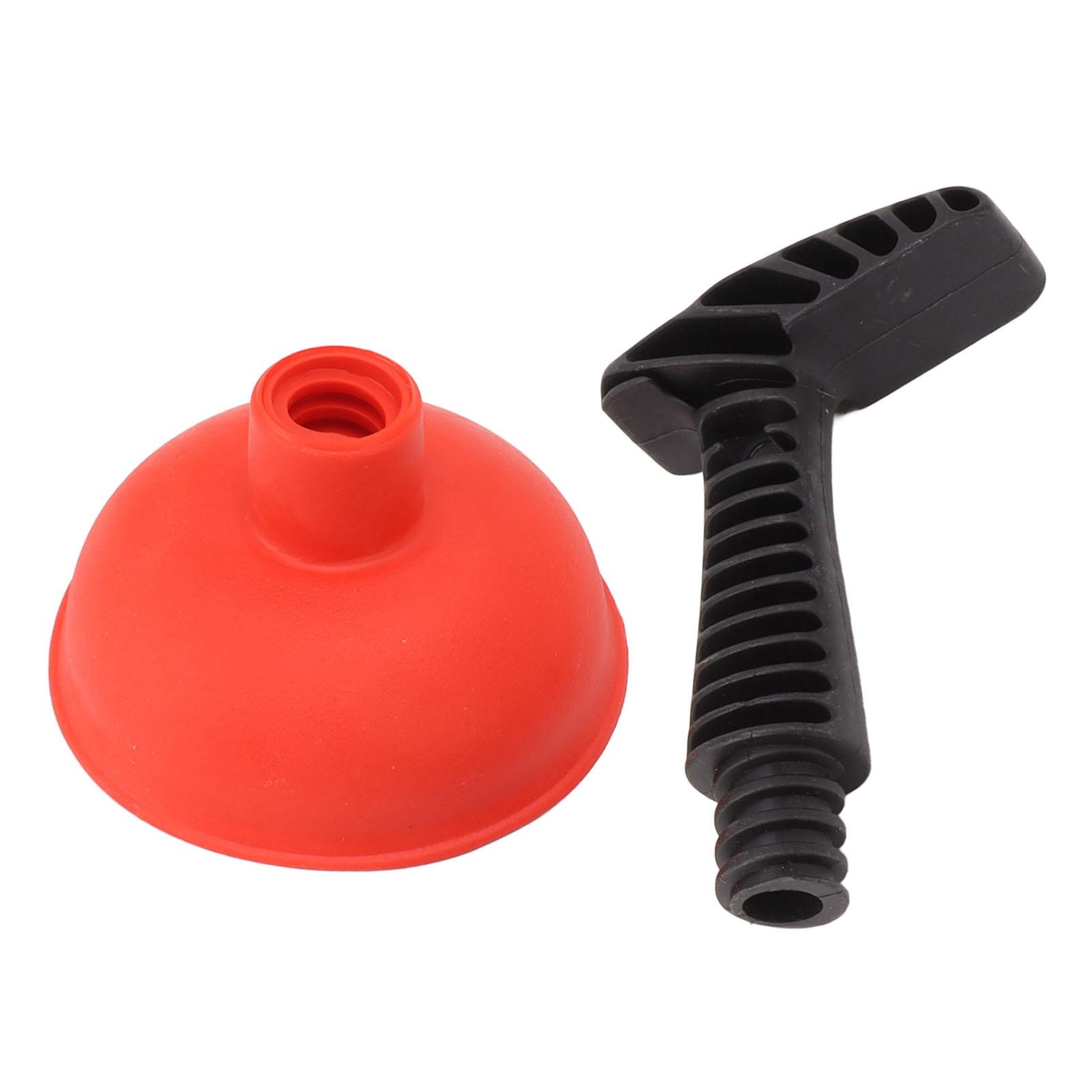Mini Plunger Mini Plunger Powerful Slip Proof Handle Efficient Small Drain Plunger for Toilet Bathtub Sink Small Toilet Plunger красный