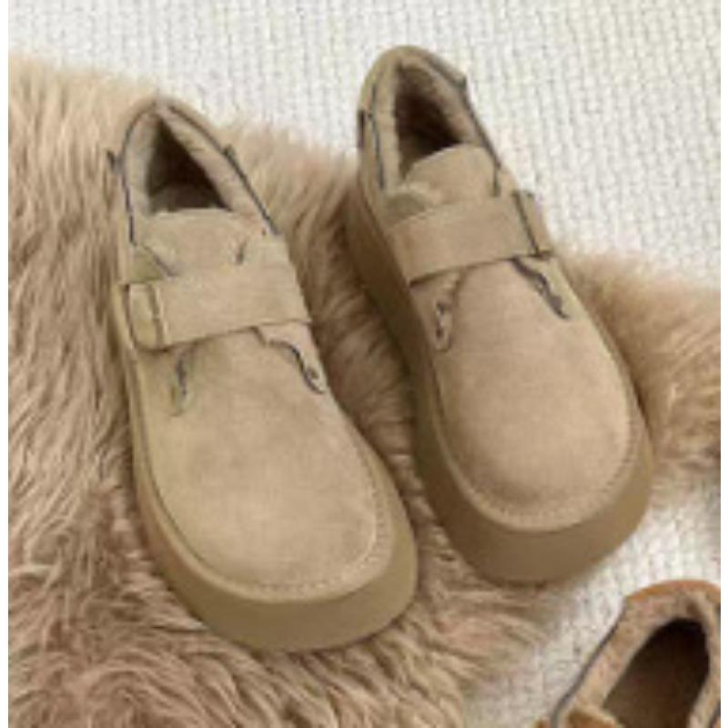 

Женские зимние ботинки на толстой подошве, бархатные утолщенные, серия Maillard, теплые, круглые хлопковые туфли, подошва в виде сот 40