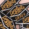 Embroidery Label Patch Sticker Shoe Hat Bag Jewelry Accessories Letter Clothing Accessories Graduation Season Embroidery Cloth Sticker