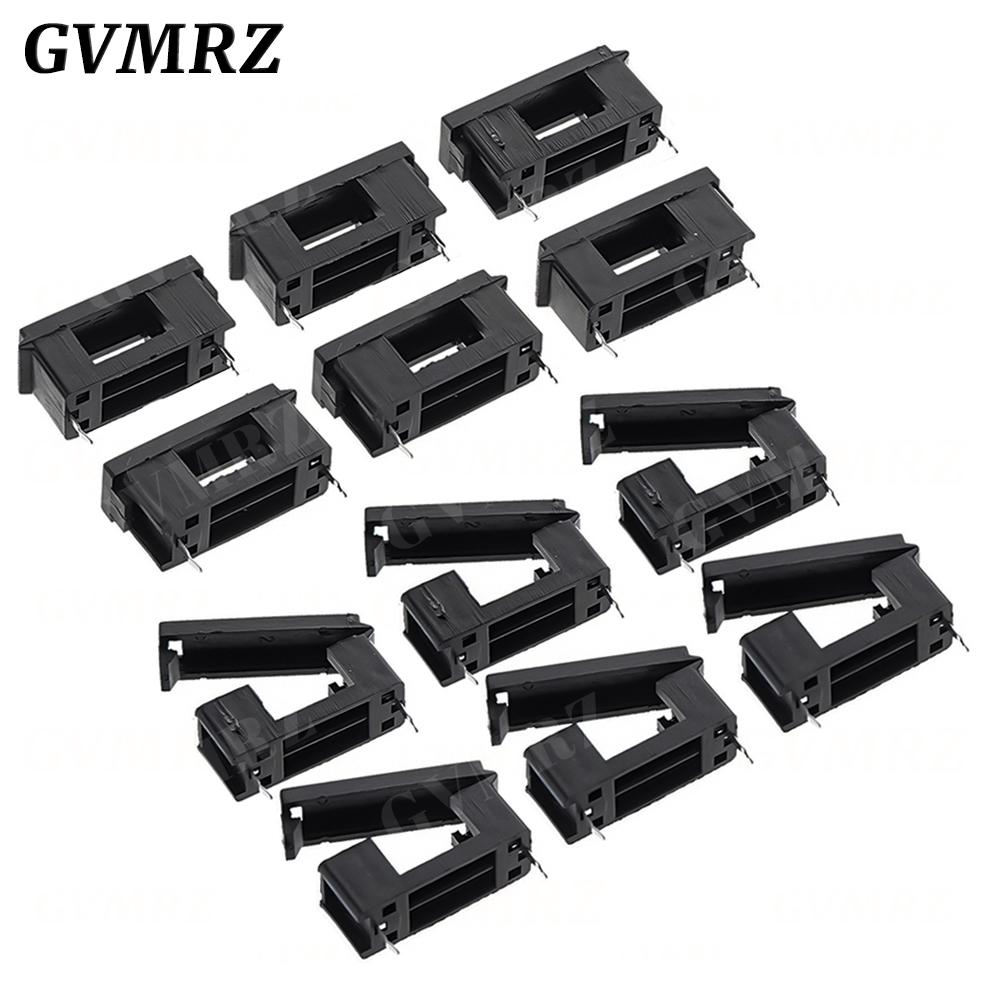10PCS/lot BLX-A 5*20MM BLACK GLASS FUSE HOLDER 5*20 Insurance Tube Socket Fuseholder for 5X20MM 5X20 Fuse PCB BOARD