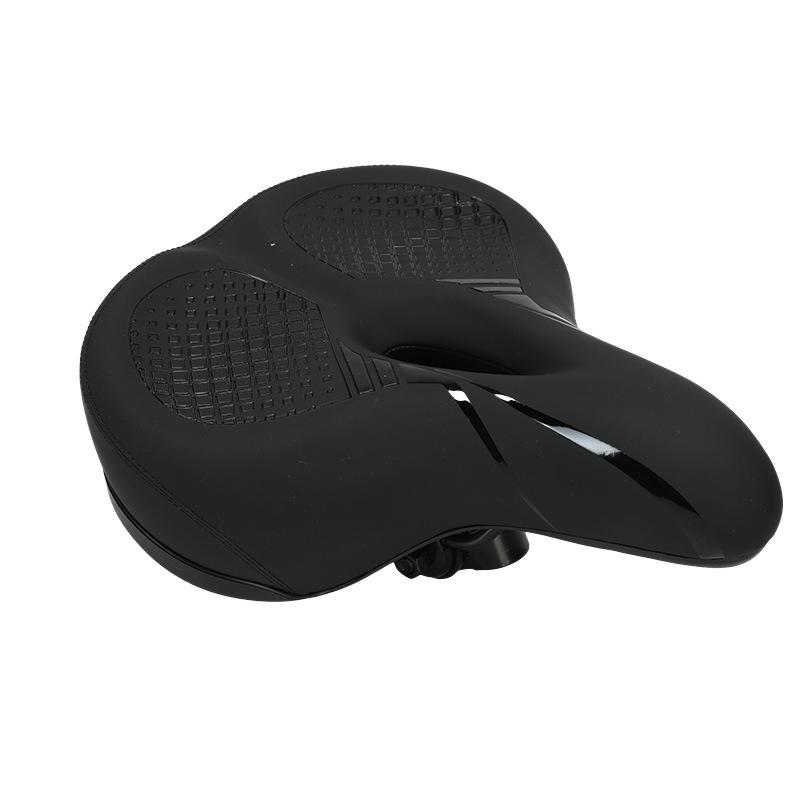 MTB Bike Bicycle Rainproof Road Cycling Seat Comfortable Soft ABS Sponge Saddle Rail with Hollow Breathable Design Casual Style