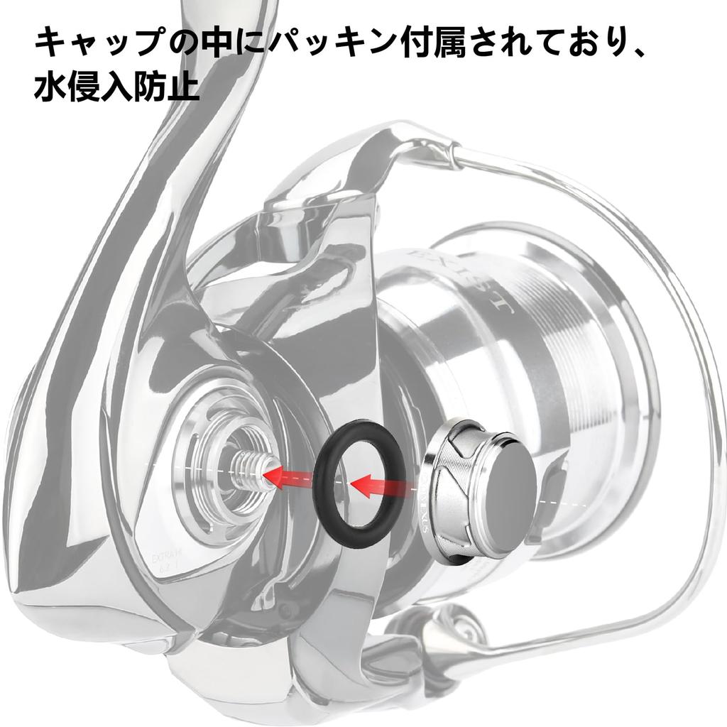 Gomexus DS1 Spindop Compatibel met Daiwa en Shimano Spindoppen Waterdichte Handgreep Reel Compatibel met Stella en Exist - Molens. pet,