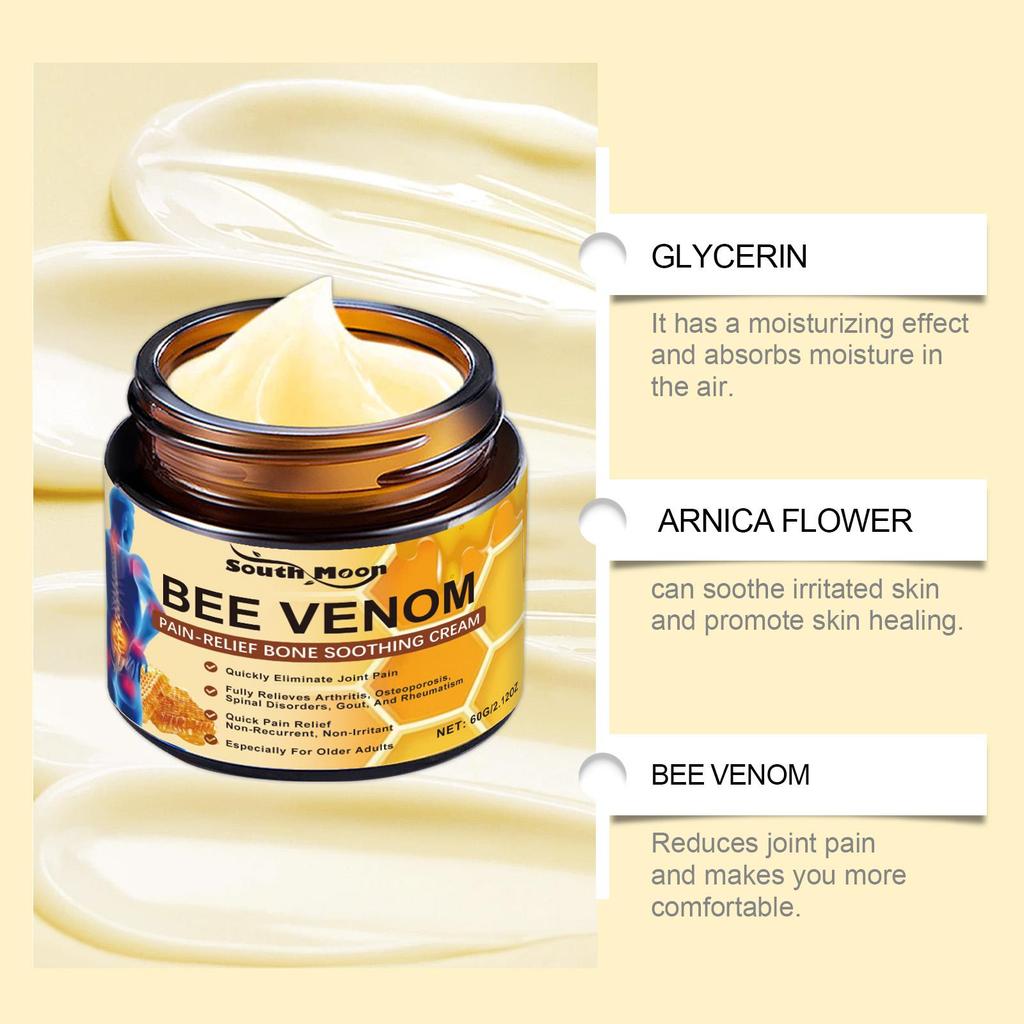 Bee Venom Pain Cream Bone Ache Relief Plaster Therapy Arthritis Inflammation Repair Synovitis Shoulder Muscle Soreness Ointment