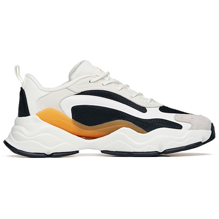 New Anta Millennium 4.0 Cushioning Anti-Slip And Wear-Resistant Low-Top Casual Shoes Men's Black White Gray 112228890-4