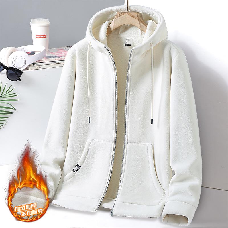 Herren Kapuzenpullover mit Fleece-Futter für Herbst und Winter