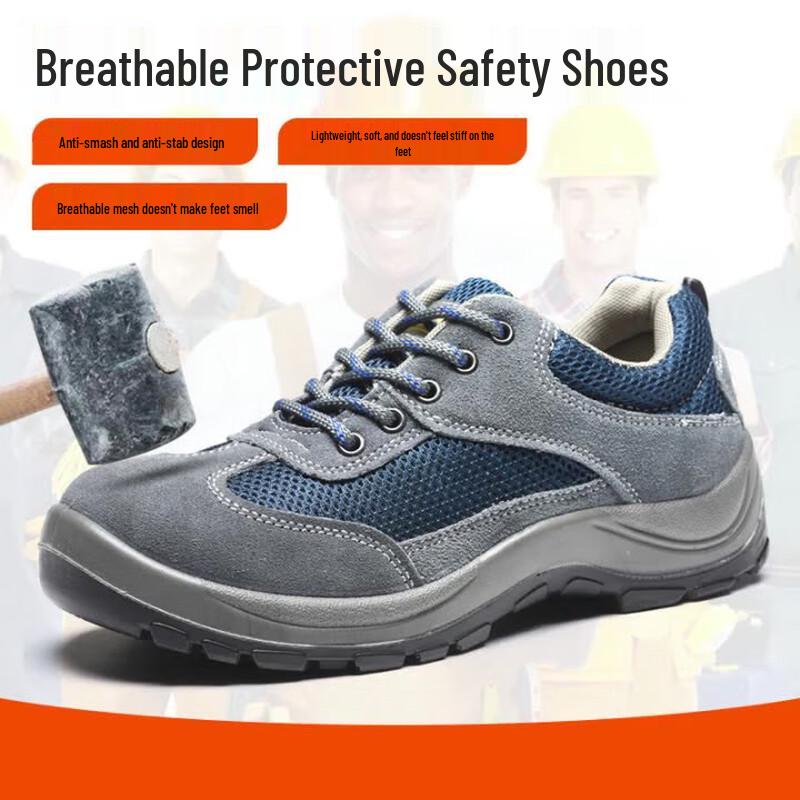 Ruima Men s Breathable Anti-smash Puncture-proof Safety Shoes 40