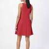 Women's Fashion Beach Dress Sleeveless Round Neck Color Dress