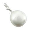 Pendant Top Silver Women Pearl Used